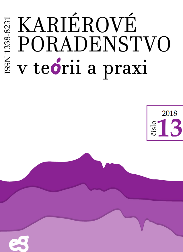 KARIÉROVÉ PORADENSTVO V TEÓRII A PRAXI (číslo 13)